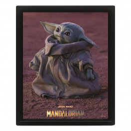 Star Wars: The Mandalorian Framed 3D Effect plagát Pack Grogu 26 x 20 cm (3)